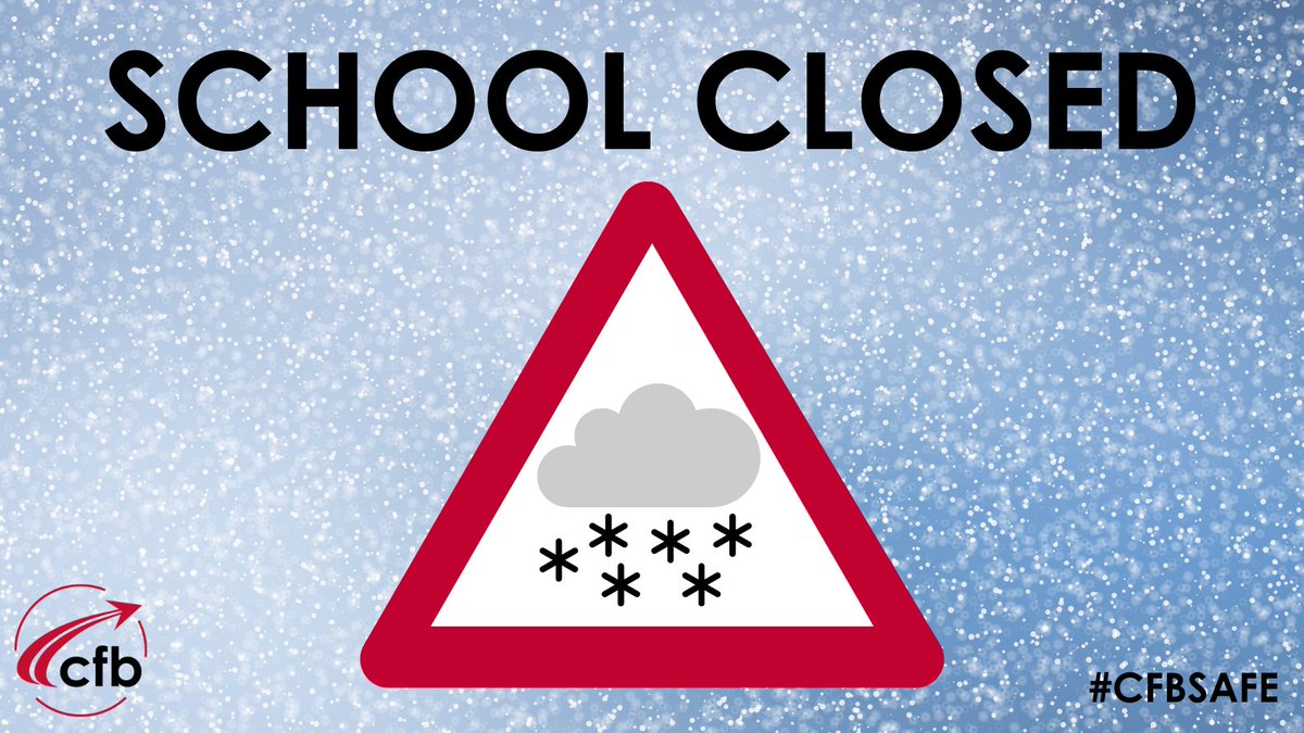 CFBISD's tweet photo. All schools &amp; offices will be closed Feb. 24. School will continue on its regular schedule today, Feb. 23, but all evening activities are canceled. Parents are encouraged to pick up their children ASAP from After the Bell &amp; CDA. We look forward to reopening on Friday. #cfbsafe https://t.co/EhzajKdf6T