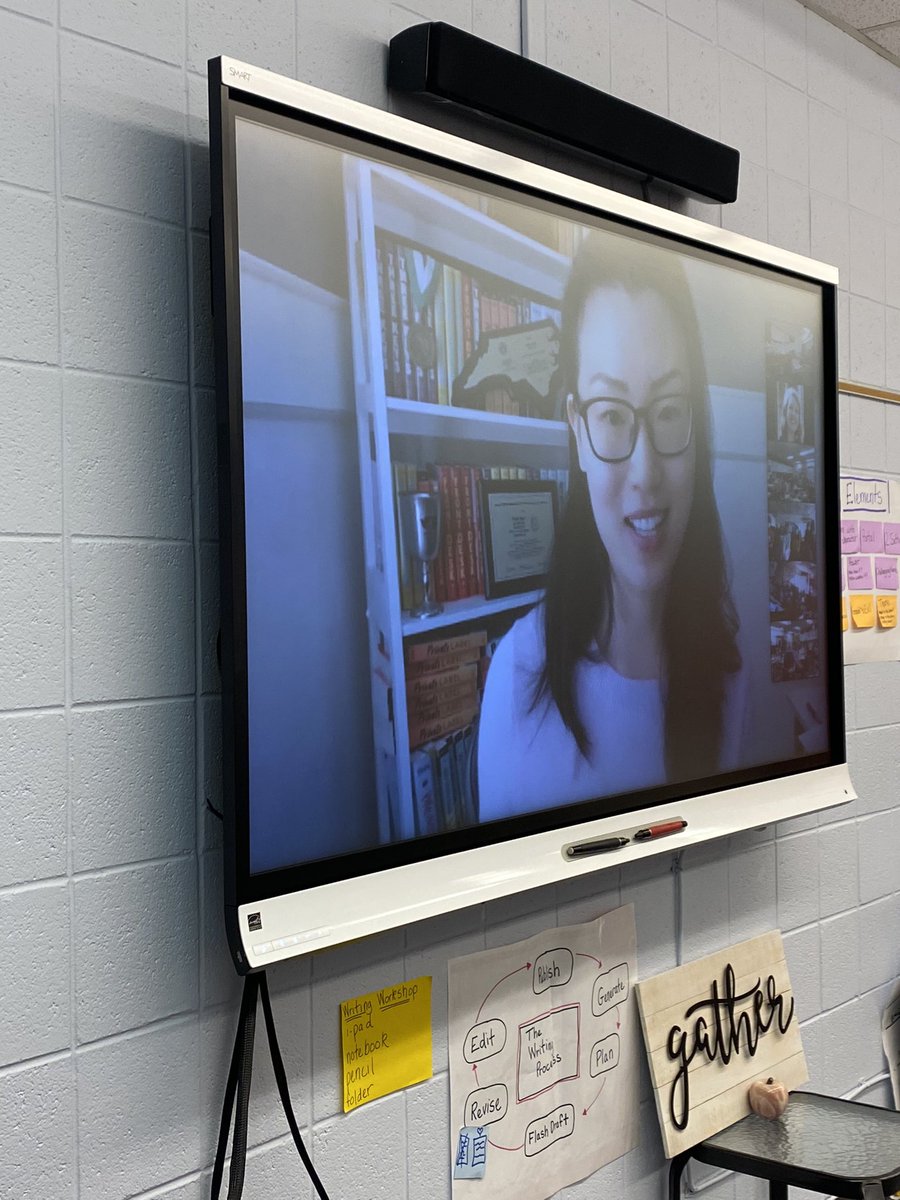 A moving author visit w/ <a href="/kellyyanghk/">Kelly Yang</a> today 📚🤍📝 Takeaways: We can use writing to document our lives and to change the world. Life experiences can inspire books. Shared reading can connect us (this part made me feel so connected I cried). <a href="/medialoguer/">Christina Chatel</a> @bpms