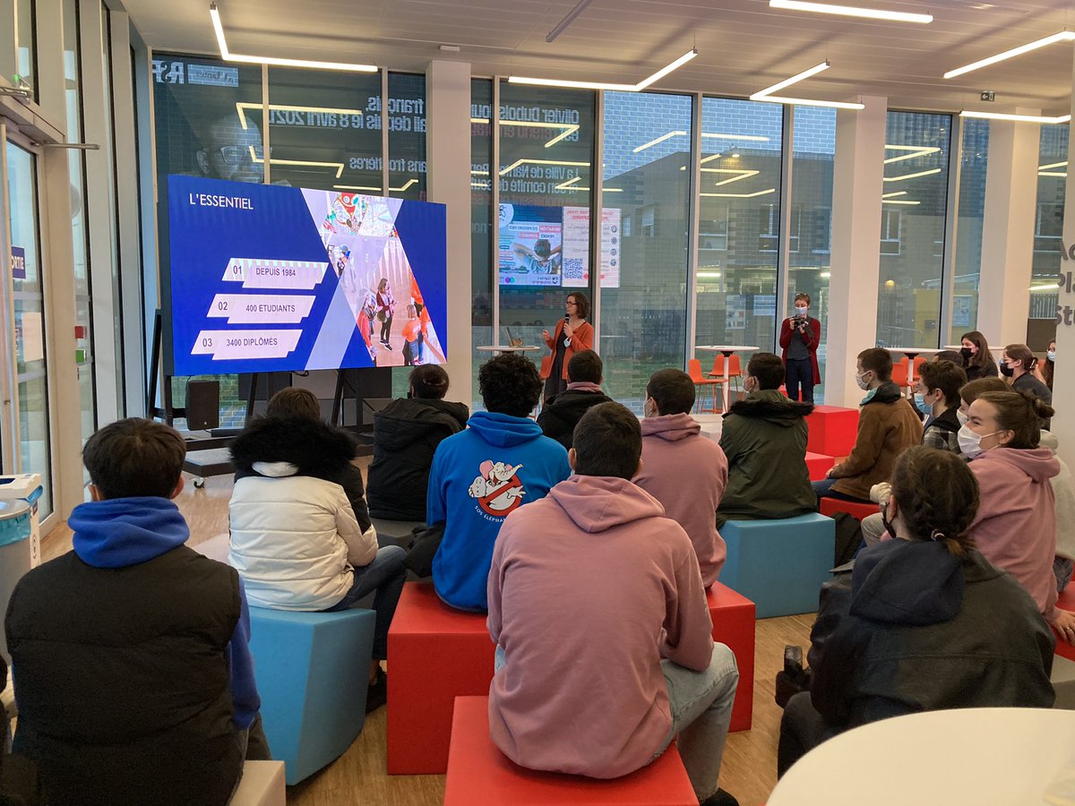 Presentation du #mediacampus et programme @audencia_com aux lycéens et étudiants tuteurs du programme <a href="/BRIONantes/">BRIO Nantes</a>