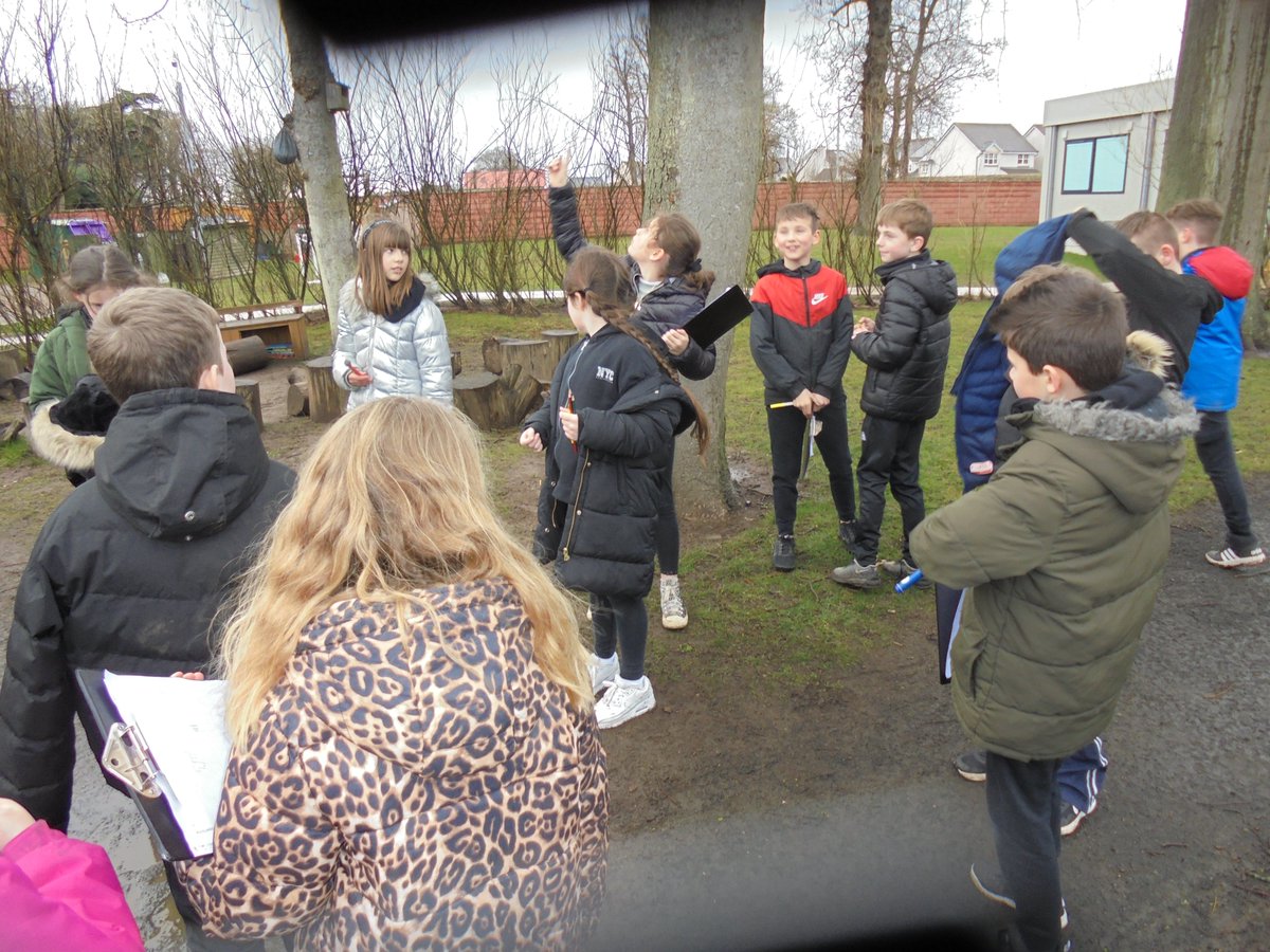 WoodlandsPrim1's tweet image. Primary 5 searched the school grounds for a variety of habitats today.  We then plotted the habitat on a map of our school grounds. #successfullearners #outdoorlearning #RSPBWildChallenge @LtLScotland