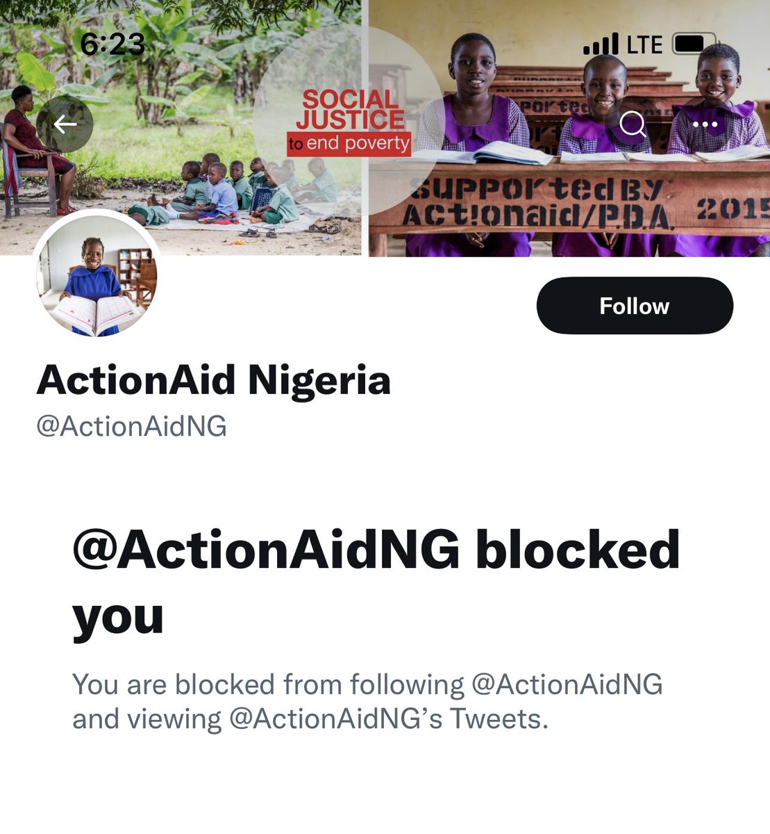 Hiaannnnn, grandma Ene Obi don vex too 🤣🤣🤣🤣🤣🤣🤣🤣🤣🤣 @FordFoundation @macfound @ActionAid @UKinNigeria I only asked simple question and arugbo ghana just blocked me, but why?