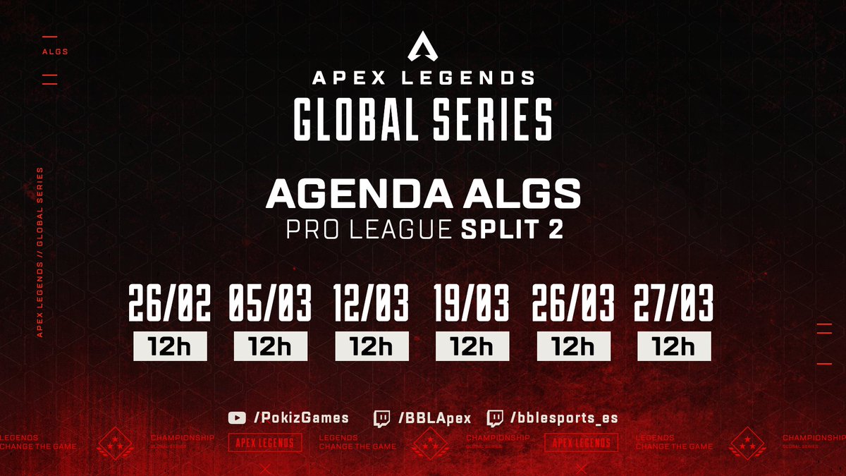 BBLEsports's tweet photo. Estão preparados para o split 2 da Pro League?👀

Se não estiver, você ainda tem alguns dias para estar pronto! 😉

Já marca na sua agenda que neste final de semana temos um compromisso! #ALGS

🟣 https://t.co/Gp3ktbdLGh
🟣 https://t.co/UnVEBiO7Mi
🎮 https://t.co/VXbWu3OVK0 https://t.co/oyVJHnrLlM