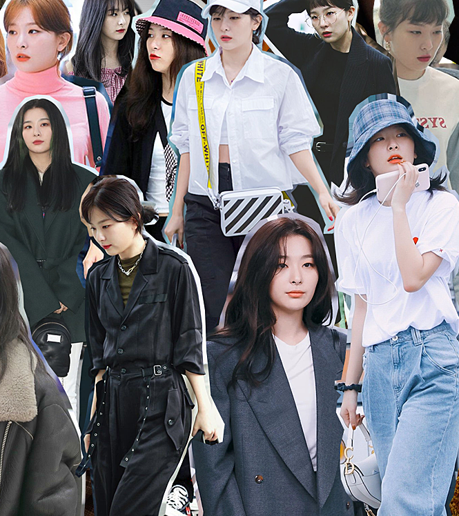 seulgi's airport fashion never misses
