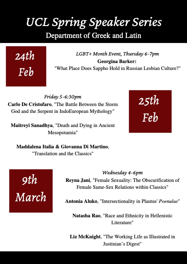 Our spring series of ChangeMaker events is here.  Join us online.  Please contact Dr Caterina Pellò for joining information. The Zoom link is ucl.zoom.us/j/99142619252?…