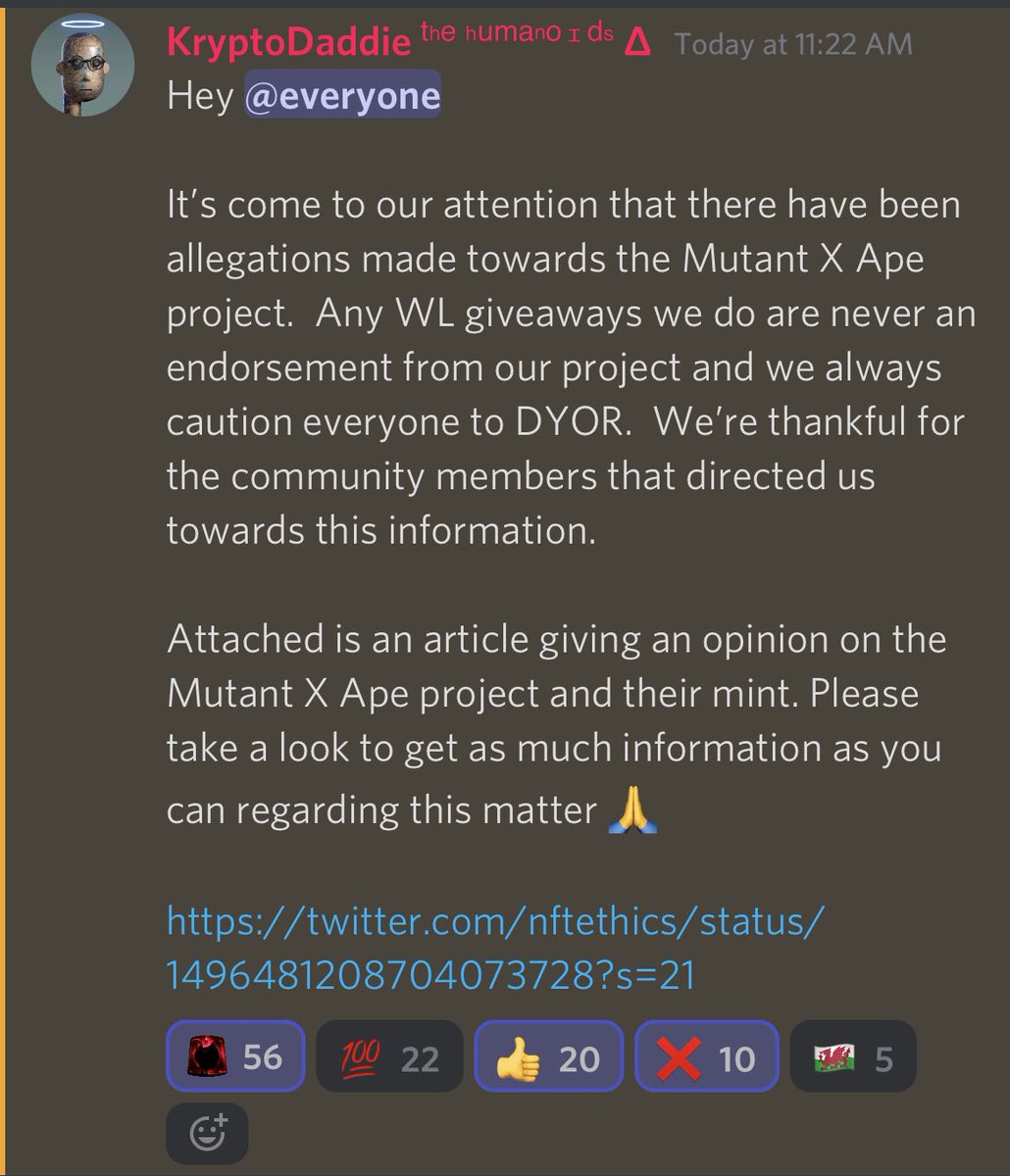 FaboNacci NFT tweet media