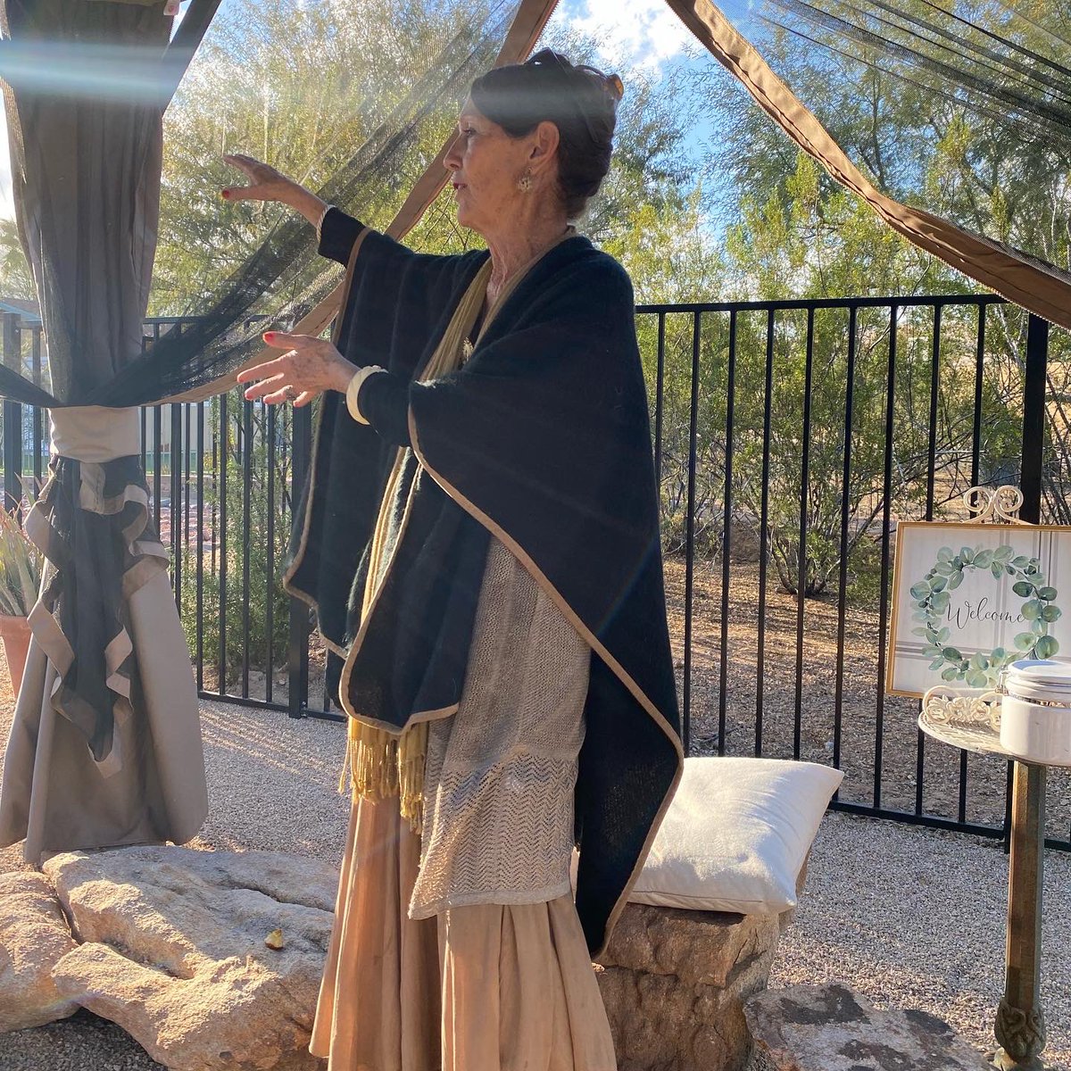Dr. Devich proudly unveiled the final touches to our beautiful labyrinth. Thank you for your work in collaboratively building this project with the children. It will serve as a haven for deep personal reflection and peace.