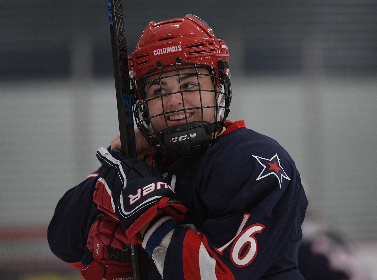 RMUWHockey's tweet photo. In her 6⃣1⃣ games for the Colonials, Michaela Boyle potted 3⃣2⃣ goals, 1⃣9⃣ assists, and scored the first and only natural hat trick in program history. Thank you, Michaela! 

#BobbyMo | 🔵🏒🔴 | #SeniorSpotlight https://t.co/zXtBLgqk2J