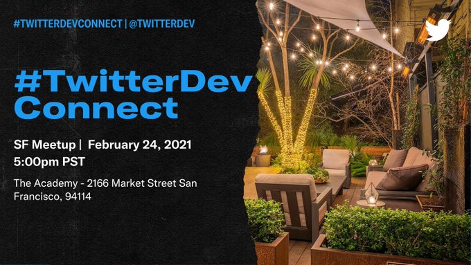 Bay area, don't forget tomorrow is the first #TwitterDevConnect meetup of 2022! We have a few spots left<a href="/tag/twitterdevconnect"class="tags">#TwitterDevConnect</a>