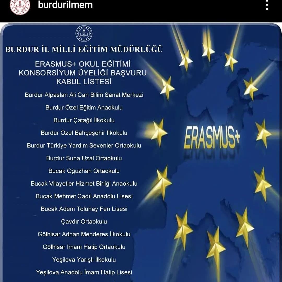 BurdurIlce's tweet photo. İlçemiz Yarışlı İlkokulu ve Anadolu İmam Hatip Lisesi  2022 yılı Erasmus+ Okul Eğitimi Akreditasyon Konsorsiyum başvuruları kabul edilmiştir.
Okullarımızı ve değerli yönetici ve öğretmenlerini tebrik ederiz.
 @yesilovakaymakamligi @burdurilmem @YARISLIILKOKULU  @yesilovaaihl https://t.co/11KPIXTniN