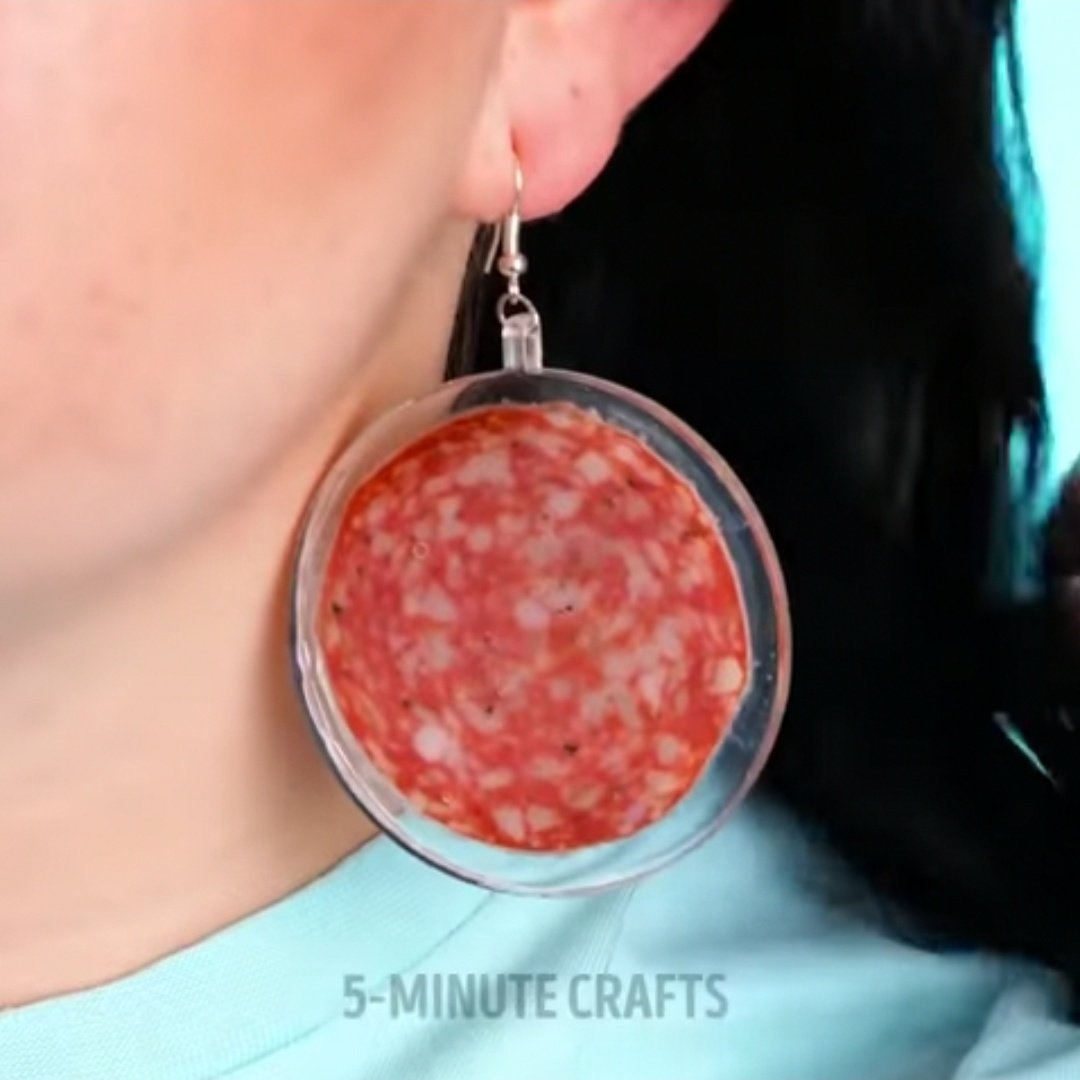 Sa... Salami earrings...