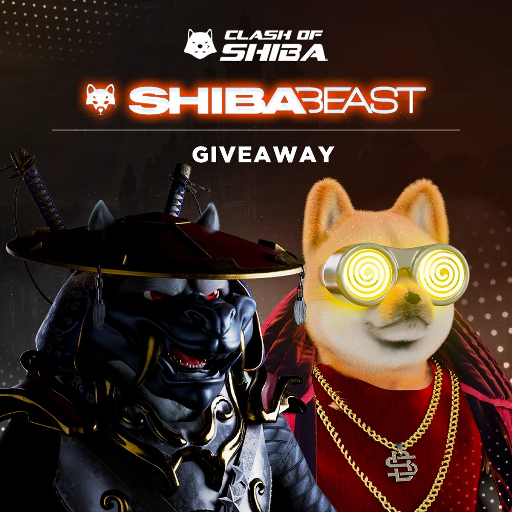 ShibaBeast_nft's tweet photo. SHIBABEAST 🦊 x Clash Of Shiba ⛩ WL GIVEAWAY

10 x Clash Of Shiba WL up for grabs on this Tweet!

To enter:

1️⃣ Follow @ShibaBeast_nft and @ClashofShiba
2️⃣ ❤️ + RT
3️⃣ Tag 3 frens

Winners chosen in 24 hours! ✌️

#WLgiveaway #NFT #NFTCommunity https://t.co/0LAAUqQKYV