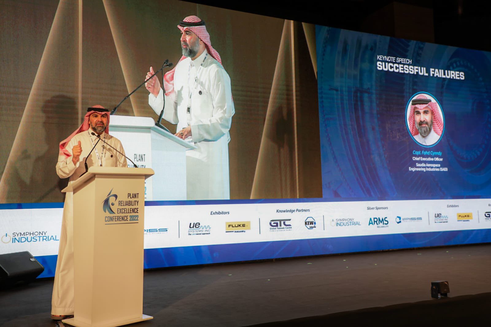 SAEI on Twitter "Capt. Fahd Cynndy at the Plant Reliability Excellence