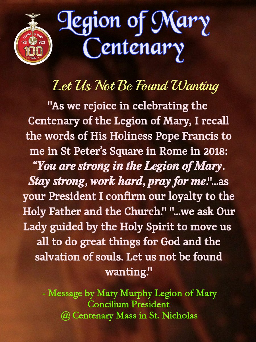 LoM_Abk_Com's tweet photo. #LegionofMary
#Centenery https://t.co/wUdBSc4yuM