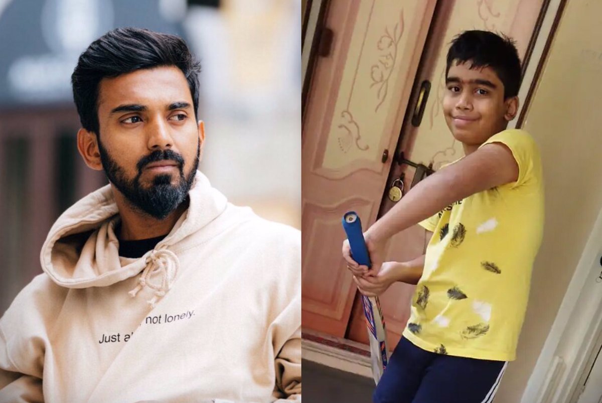 IAmAarav8's tweet photo. The Man With Golden Heart! 👨‍💼❤

India 🇮🇳 Vice-Captain @klrahul11 has donated INR 31 lakhs to arrange an urgent Bone Marrow Transplant (BMT) to treat a rare blood disorder for a 11-year-old Varad.

KL Rahul winning heart on and off the field.

#KLRahul #Varad https://t.co/3XIrBTrODx