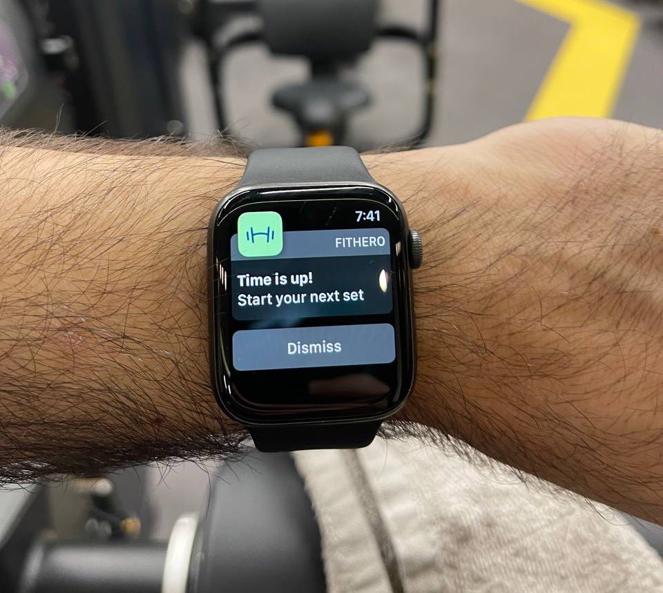 Rest timer push notifications are here. In your phone or your watch. Stay focused!