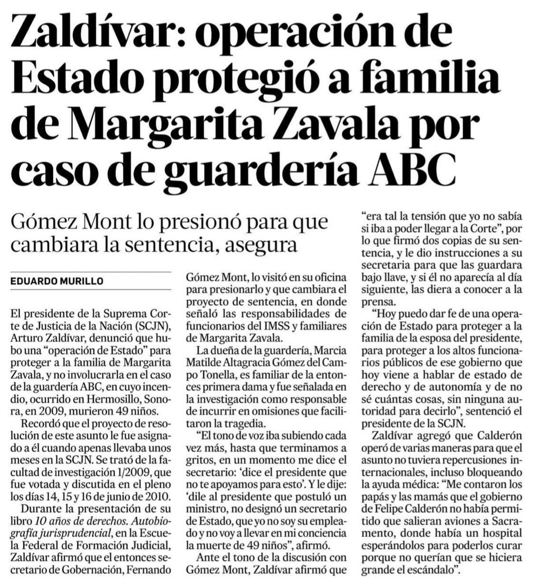 CitlaHM's tweet photo. Durante la presentación de su libro, @ArturoZaldivarL denunció que hubo una operación de Estado para proteger a la familia de @Mzavalagc y no involucrarla en el caso de la #GuarderiaABC:

“@FelipeCalderon viene a hablar de estado de derecho sin ninguna autoridad para decirlo" https://t.co/lL0VQtpJ2c