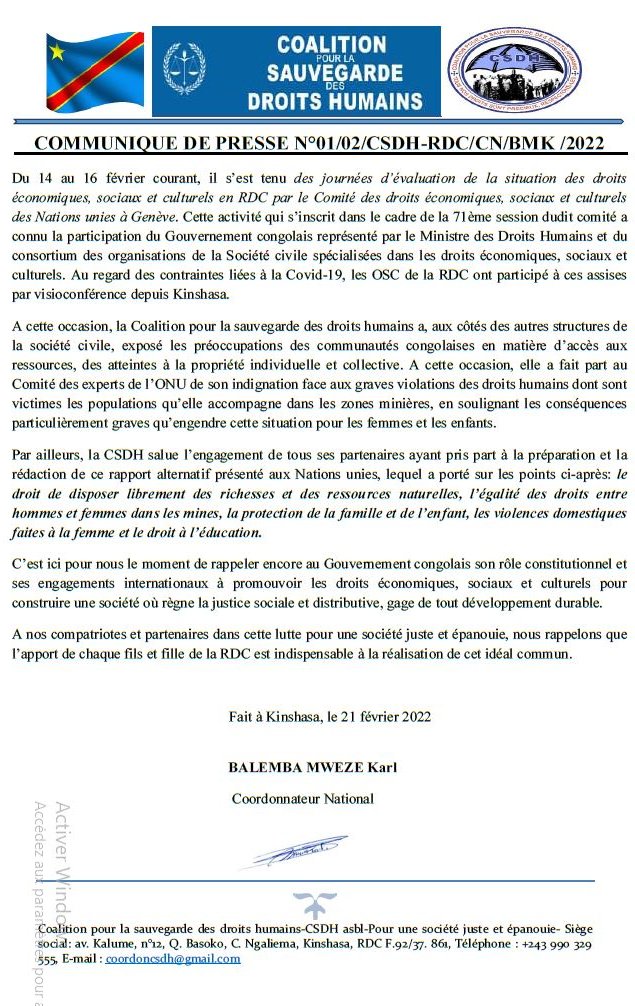 COALITION POUR LA SAUVEGARDE 2DROITS HUMAINS-CSDH tweet media