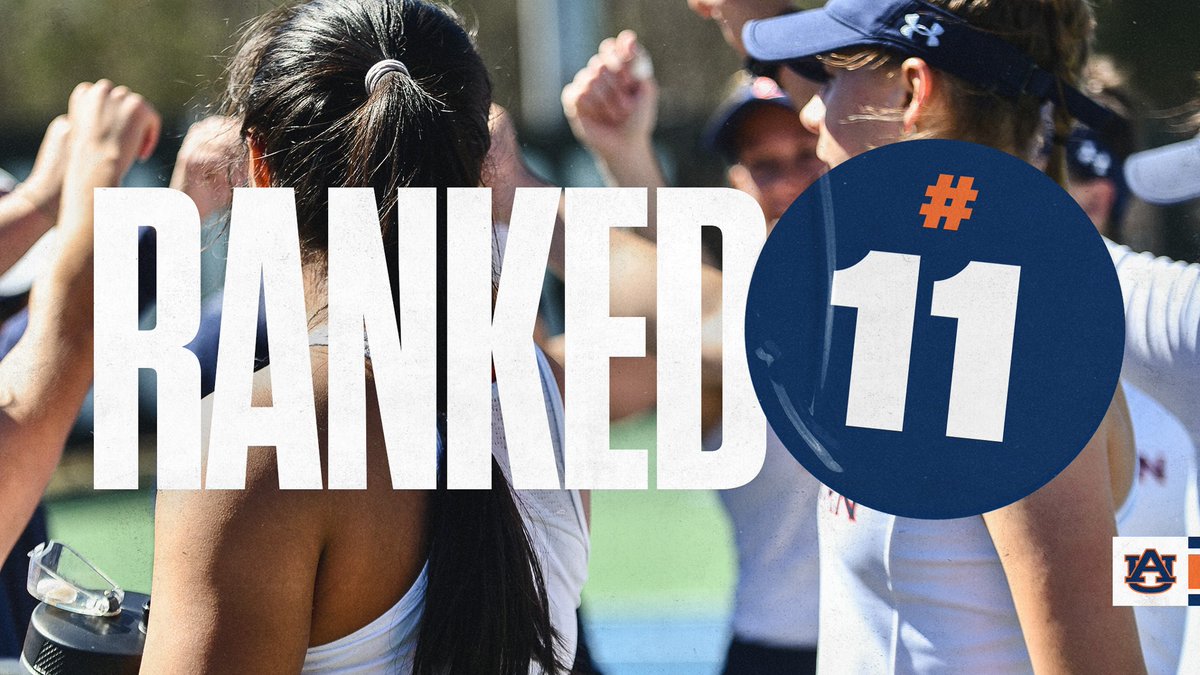 The Tigers come in at No. 1⃣1⃣ in this week's <a href="/ITA_Tennis/">ITA</a> rankings - our highest since 2017!

#WarEagle