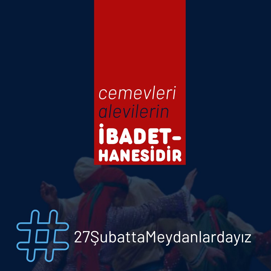 DemokrasiLaik's tweet photo. Cemevleri Alevilerin İbadethanesidir!

#27ŞubattaMeydanlardayız https://t.co/7ytf1w9Hpu
