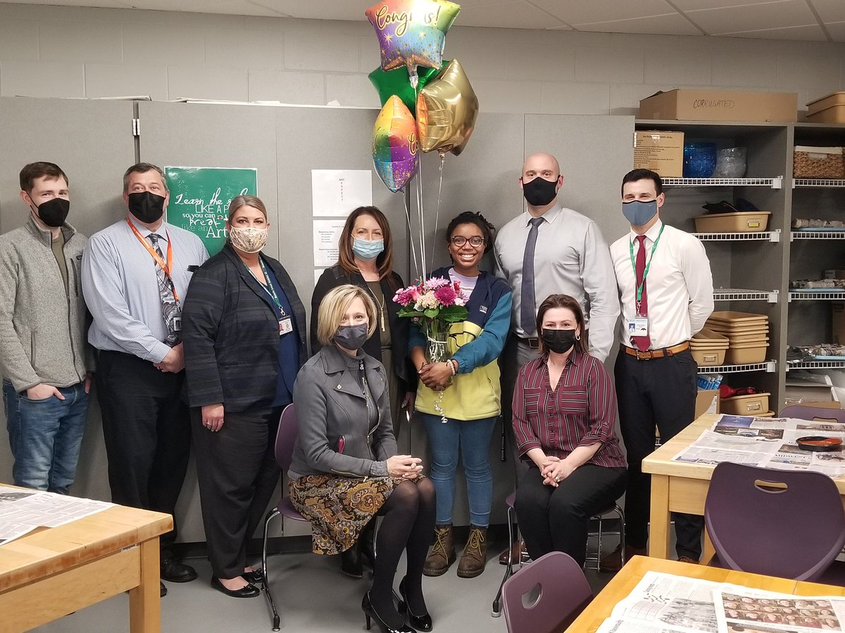 We are so proud of Ms. Nia Kerr who has been selected as Illinois’ Outstanding Early Career Educator of the Year! In just her second year of teaching, she is making a difference for students every day! <a href="/ISBEnews/">Illinois State Board of Education</a> <a href="/natemolby/">Nate Molby</a> #D12Inspires