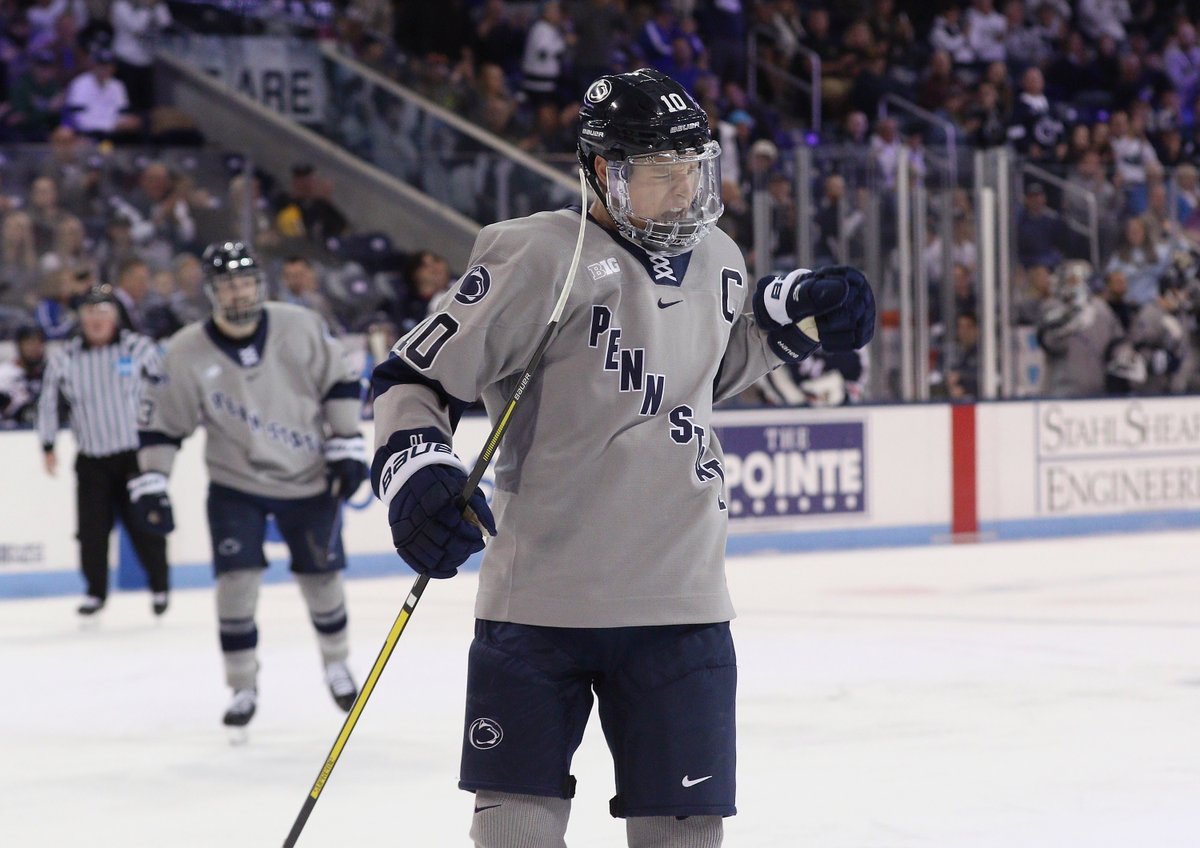 PennStateMHKY's tweet photo. BREAKING: Former captain Brandon Biro '20 is set to make his NHL debut tonight for the Buffalo Sabres in Montreal!!

Biro will become the third Nittany Lion to play in an NHL game!!

#WeAre #HockeyValley https://t.co/qX8hAUEV2y