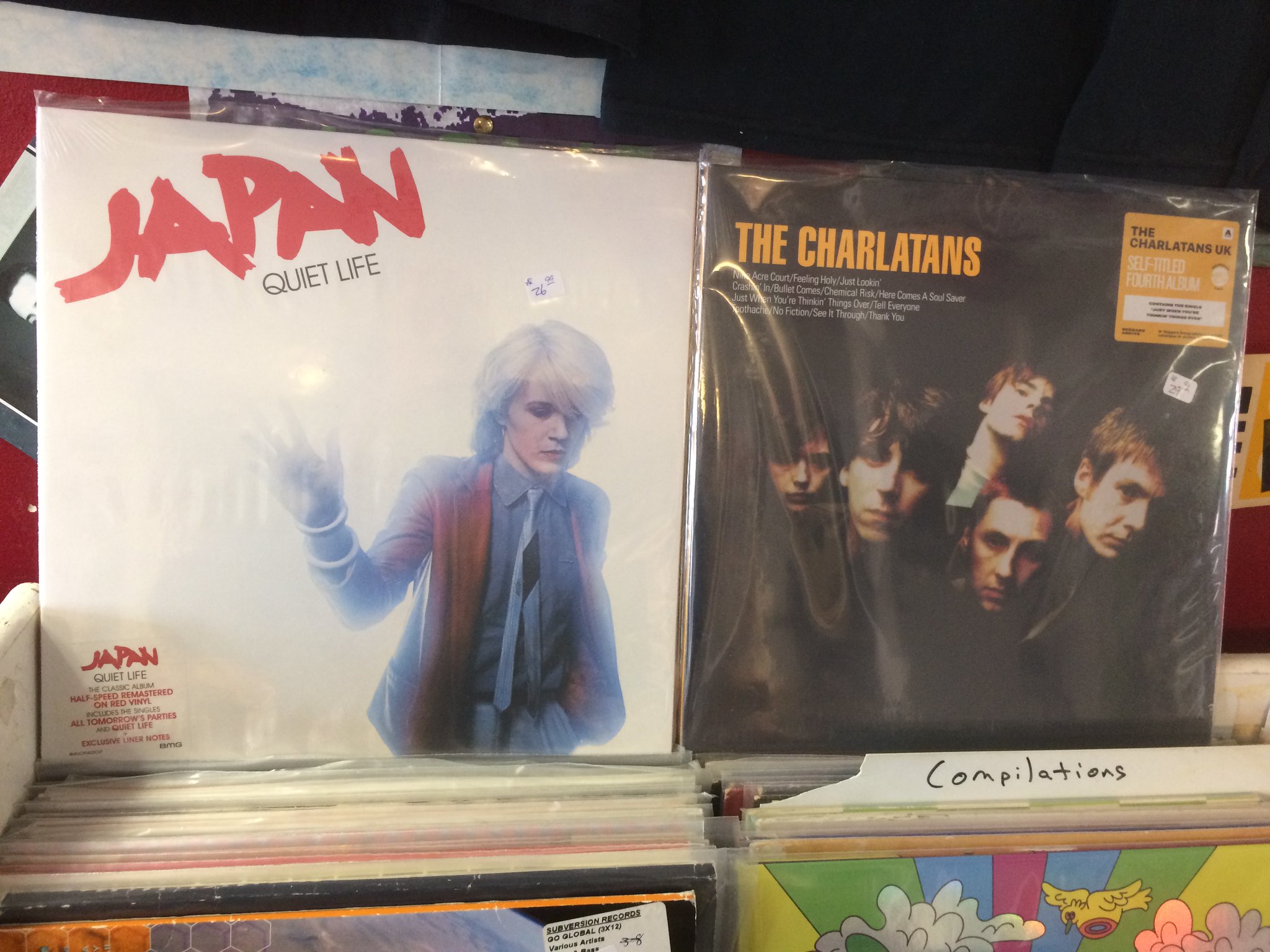 Happy Birthday to David Sylvian of Japan & the late Rob Collins of the Charlatans 