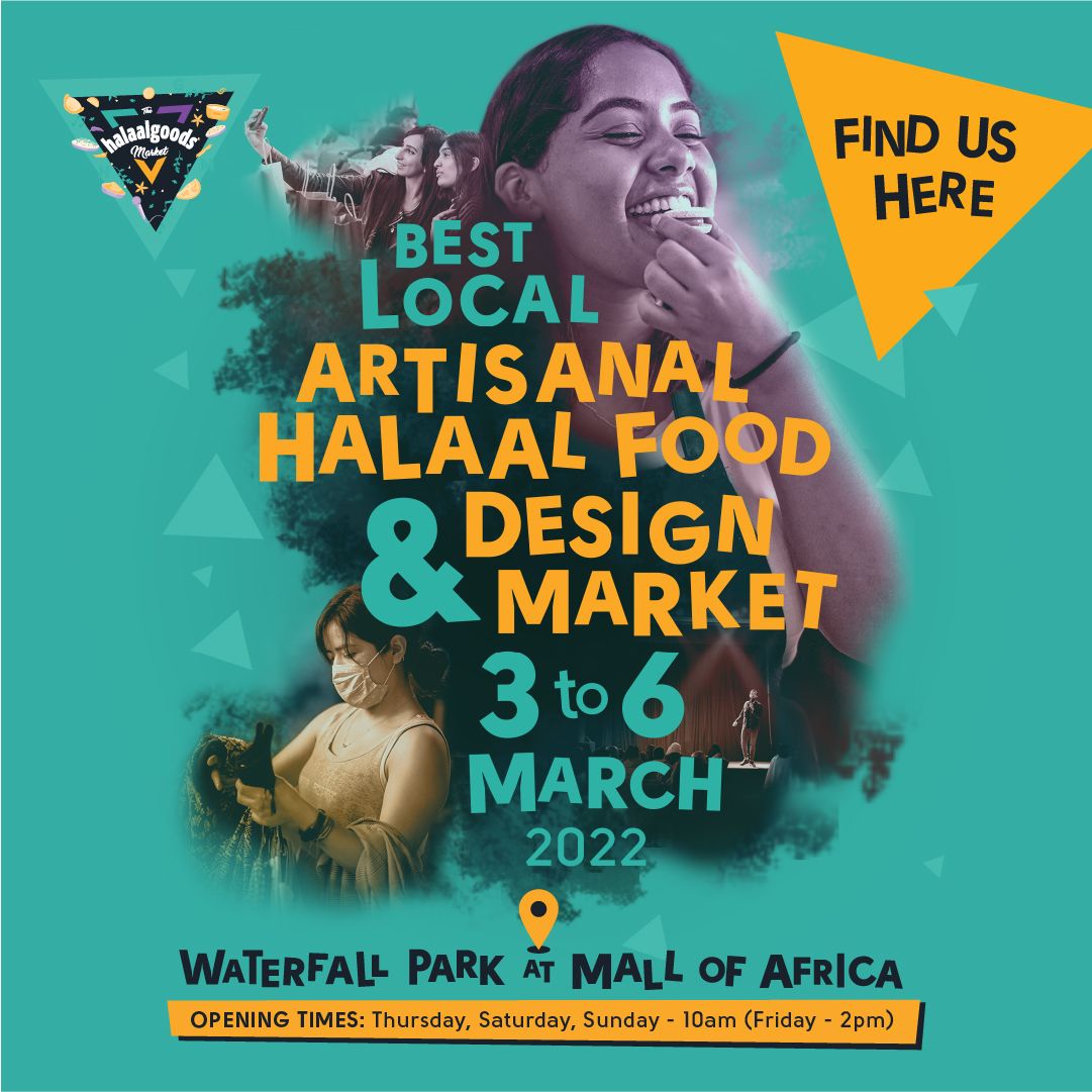 It’s almost time for #halaalgoodsmarketXHeyEid 
Come shop, eat and enjoy at the @_mallofafrica Waterfall Park OUTDOOR venue. See vendors and buy tickets here halaalgoodsmarket.co.za/shop/

#halaalgoodsmarket #vendorsofHGM #waterfallpark #waterfallcity #mallofafrica #HeyEid