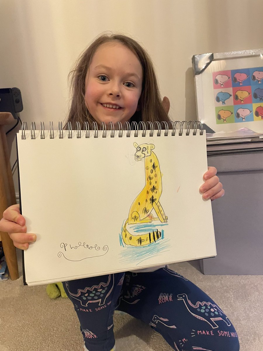 CylonTrickster's tweet photo. Another great #drawwithrob    The girl just loves these! https://t.co/zUJfNRYVle