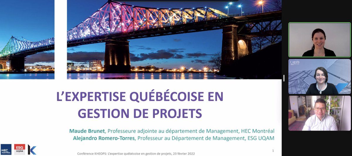 Chair_INFRA_S's tweet photo. Le webinaire vient de débuter 
@malexromero et Maude Brunet
@esg_uqam @HEC_Montreal @ENAP_Universite 
@drouin_nathalie https://t.co/JsEJeMXWeK
