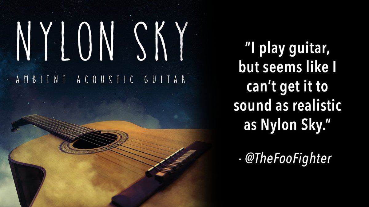 Spectrasonics's tweet photo. Learn more at https://t.co/wZtyYH3bvT! #spectrasonics #omnisphere #omnisphere2 #sonicextensions #nylonsky #guitar #acousticguitar #acoustic #ambient #samples #vstplugins https://t.co/xgoOuOWJD7