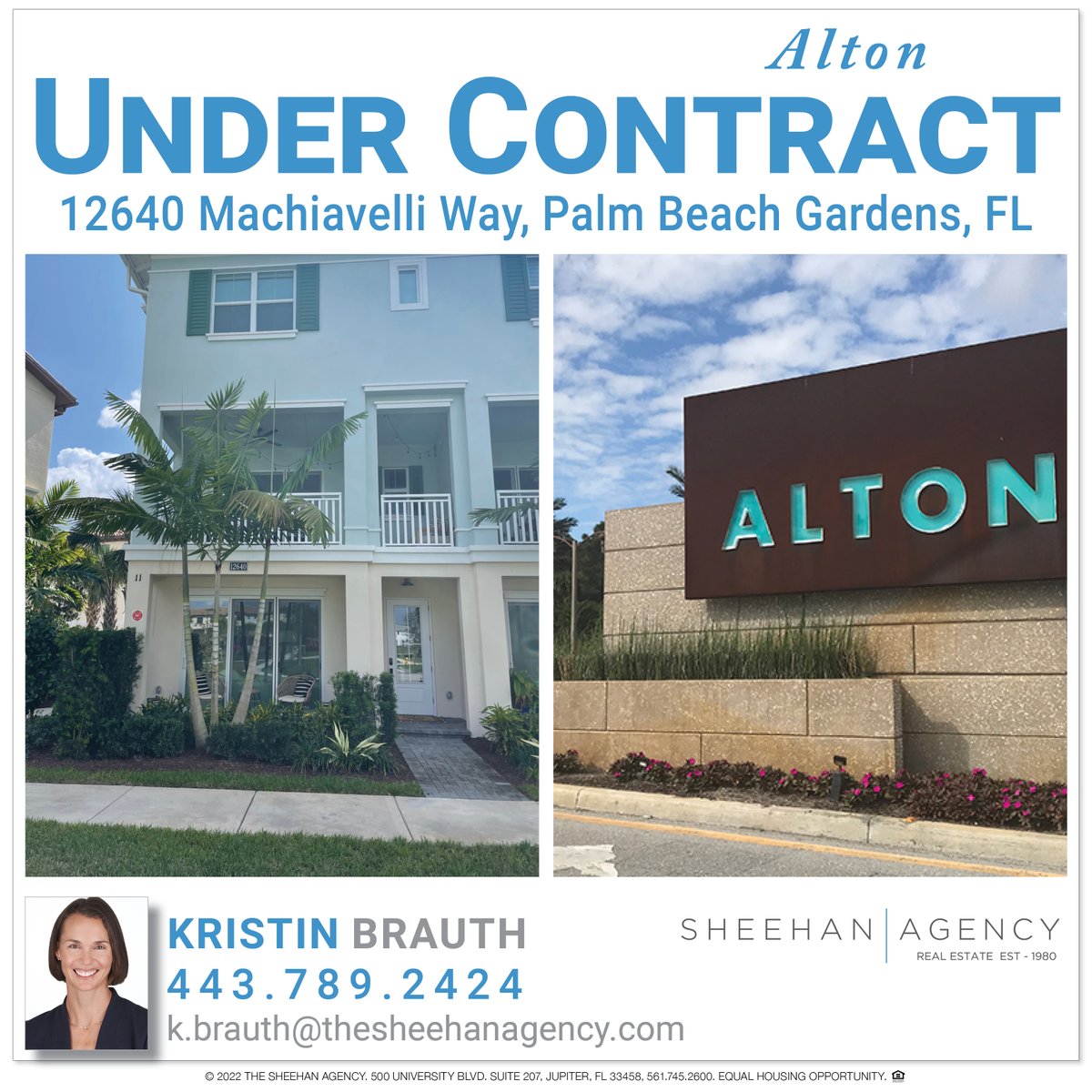 UNDER CONTRACT!✨
ALTON
Representing the Buyer!
📍12640 Machiavelli Way, Palm Beach Gardens, FL
 
Kristin Brauth
443.789.2424
k.brauth@thesheehanagency.com

#undercontract #justsigned #thesheehanagency
#RepresentingtheBuyer #buyer #buyersagent
#jupiter #jupiterfl #jupiterflorida