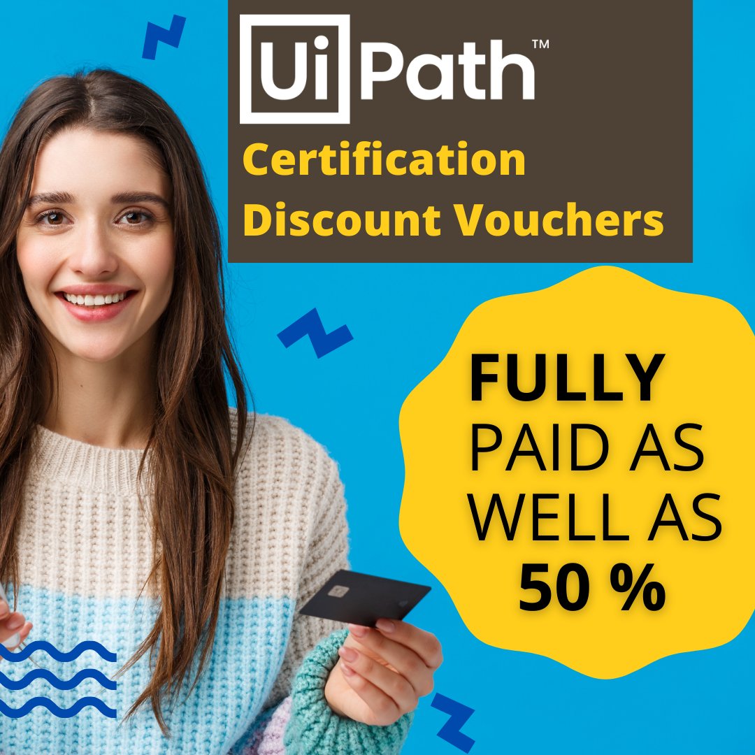 tweetmukeshkala's tweet photo. Here is your chance to win fully paid as well as 50% discount vouchers for an exam of your choice 🥳🎉
https://t.co/UeJbz0Ul9x
#UiPathCommunity #rpadeveloper #uipathapps #automation #certification https://t.co/uxTUBxofQT