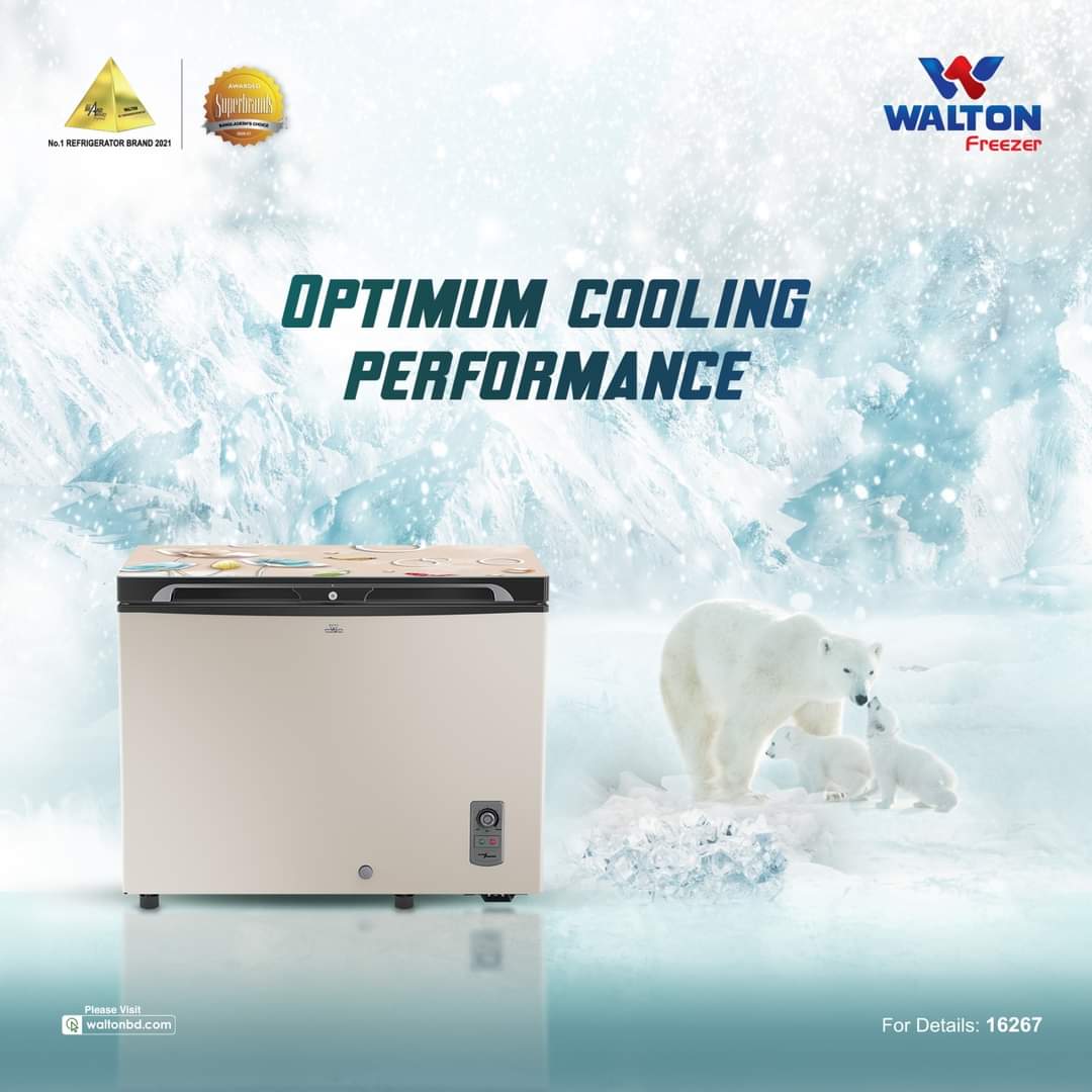 Experience optimum cooling performance with WALTON Freezer that maintains the optimum temperature to keep all the ingredients fresh for longer.

Visit here to see more models: https://t.co/r0HtmUcD0B

#Walton_Refrigerator
#Walton_SmartFridge
#Walton
#Number1RefrigeratorBrand https://t.co/2Dnzr955ou