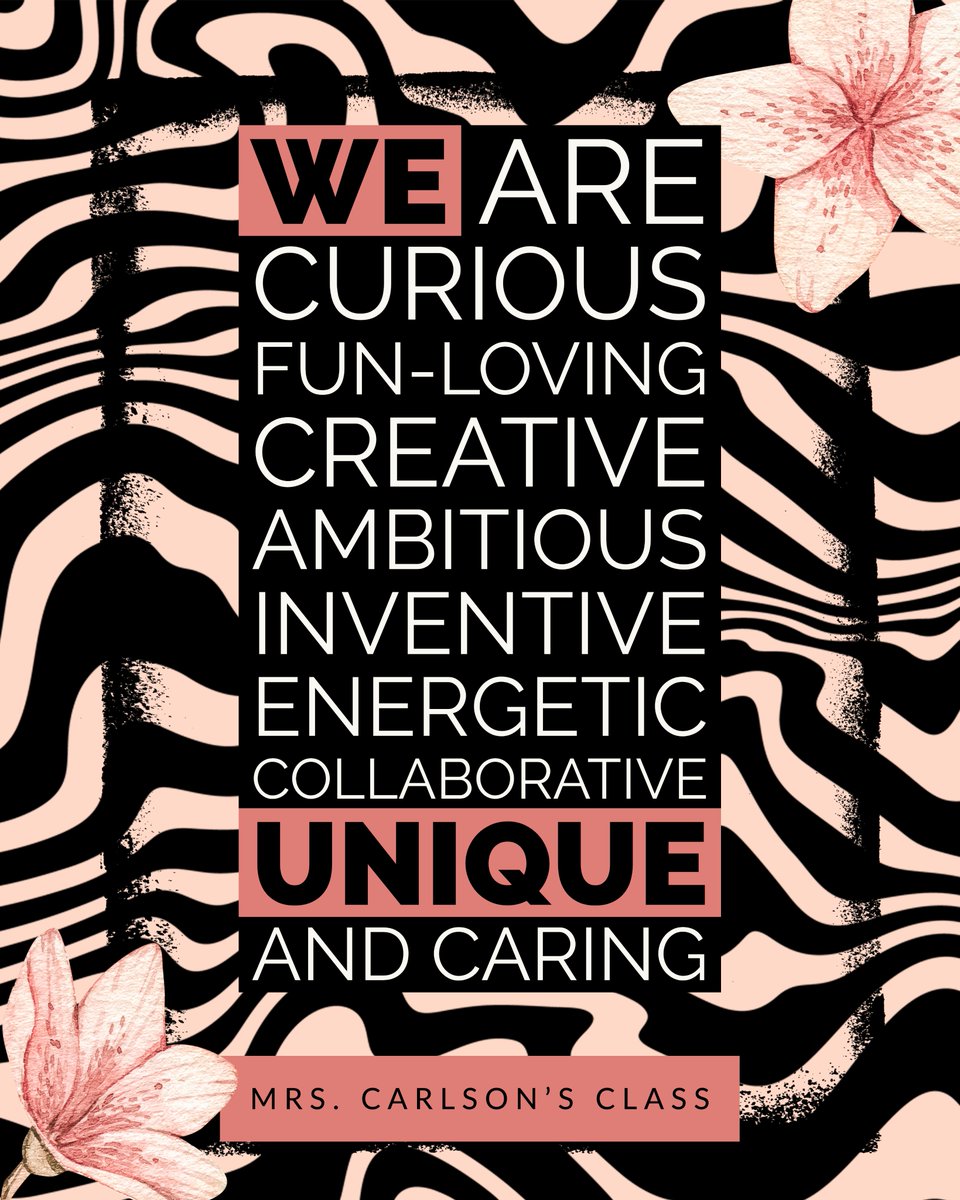 I asked students to describe themselves in my classroom. ACE Creative Challenge: Class Culture Poster <a href="/NFMustangs/">N-F Schools</a> #pride4nf #AdobeEduCreative