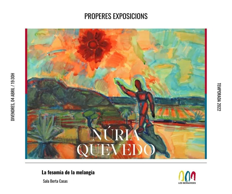 LesBernardes's tweet photo. Us convidem a la propera inauguració de #LesBernardes que serà el divendres 4 de març a les 19:30h. Una de les set exposicions que estrenem és la de Núria Quevedo amb "La fesomia de la melangia", que exposem a la Sala Berta Casas.
#LArtdeViure #Cultura #CulturaContemporania https://t.co/cgN53ndrJa