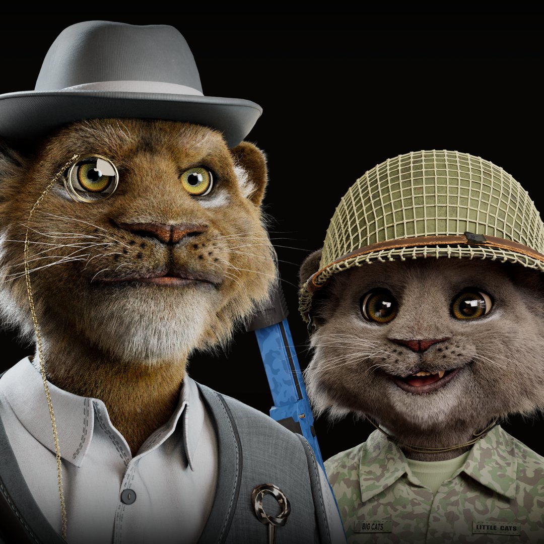 LITTLE CATS coming soon!⚡️

BIG CATS HOLDERS who DO NOT LIST their Big Cats or those who list more than 1 ETH will get a LITTLE CAT!🚀

You can still have a Little Cats for FREE if you buy on OpenSea and list above 1 ETH your Big Cats.

opensea.io/collection/big…