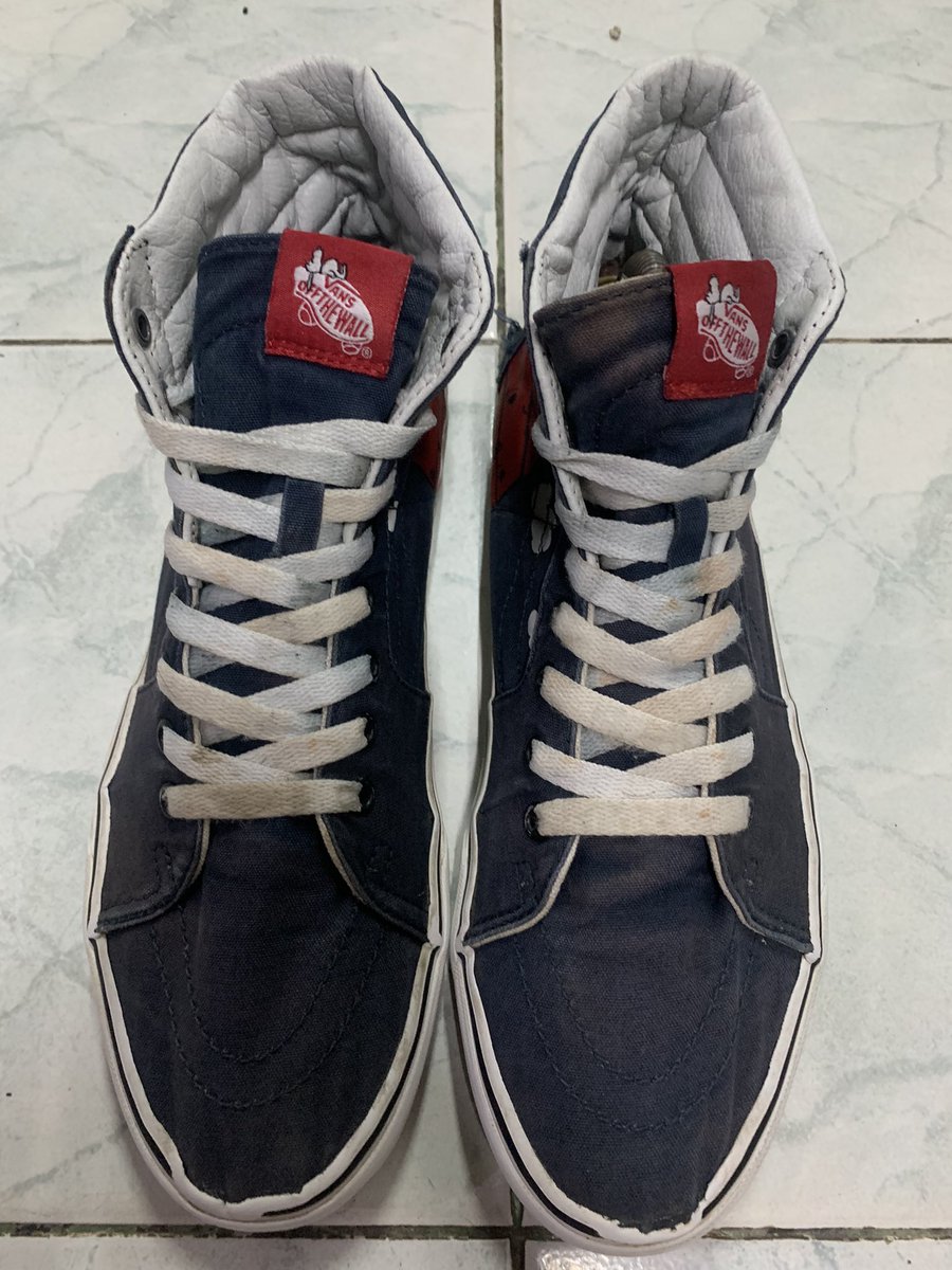 below_shoes's tweet photo. Size 43 
- 650 ส่ง 30 (ตำหนิหัว)
#รองเท้ามือสองของแท้ 
#รองเท้ามือสอง 
#ส่งต่อรองเท้ามือสอง 
#ส่งต่อเสื้อผ้ามือ2 
#ส่งต่อเสื้อผ้ามือสอง #vansofthewall https://t.co/lCzIELMp52