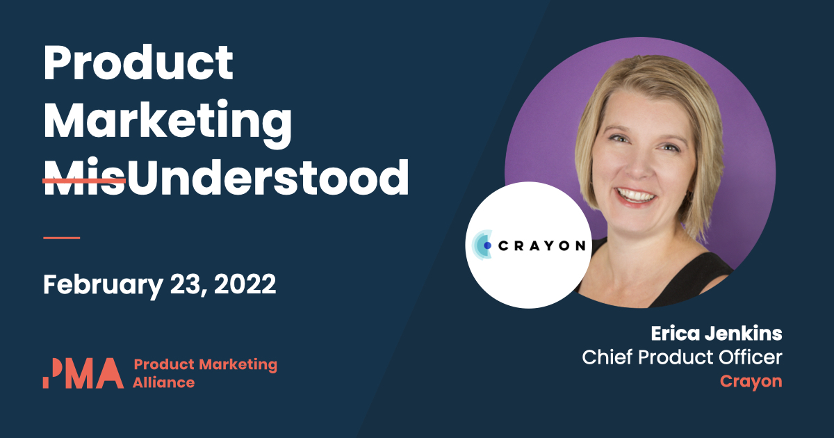 Crayon's tweet photo. Our CPO @e_jenkins77 is running her #keynote right now at the @PMMalliance's PMM MisUnderstood event!

Erica: “With #fieldintelligence, it’s about teamwork and being customer-focused. It’s about being market-driven and backing findings up with research.”

#CrayonAtMisUnderstood https://t.co/2uw24arpMI