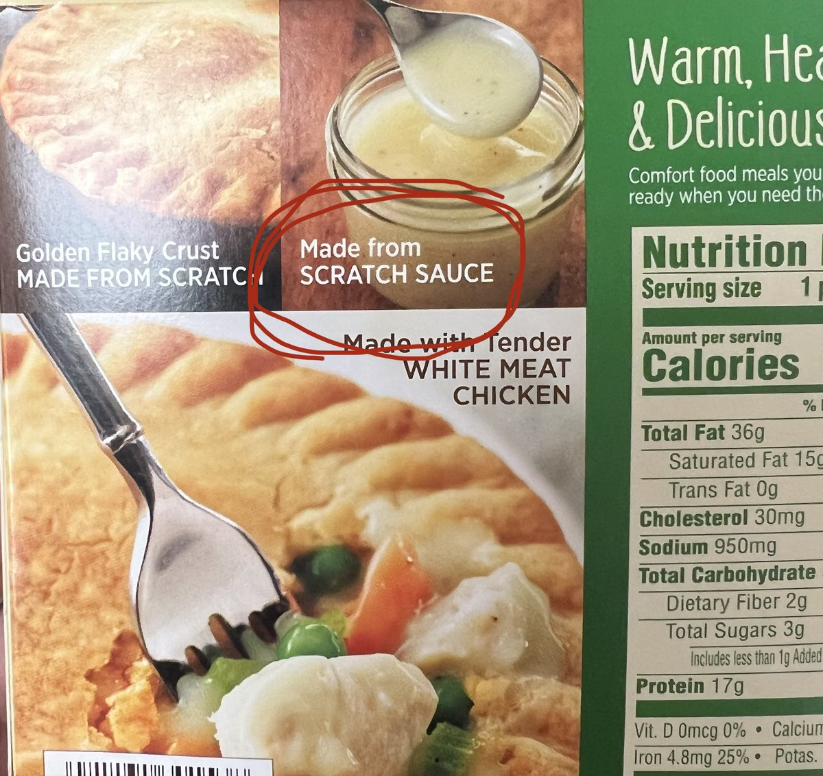AdamDewey9's tweet photo. @_MarieCallender what is “SCRATCH SAUCE”? #capitalization? https://t.co/7CcpGN4ugK