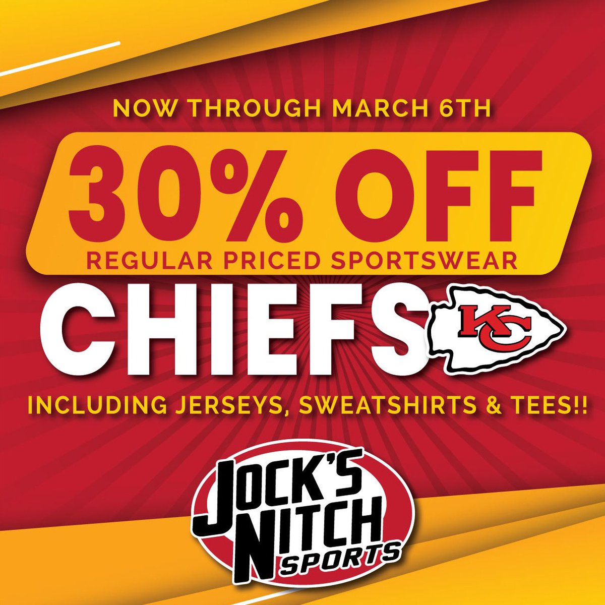 Jock's Nitch Sports- Westridge Mall (@jocksnitchtop) on Twitter photo 