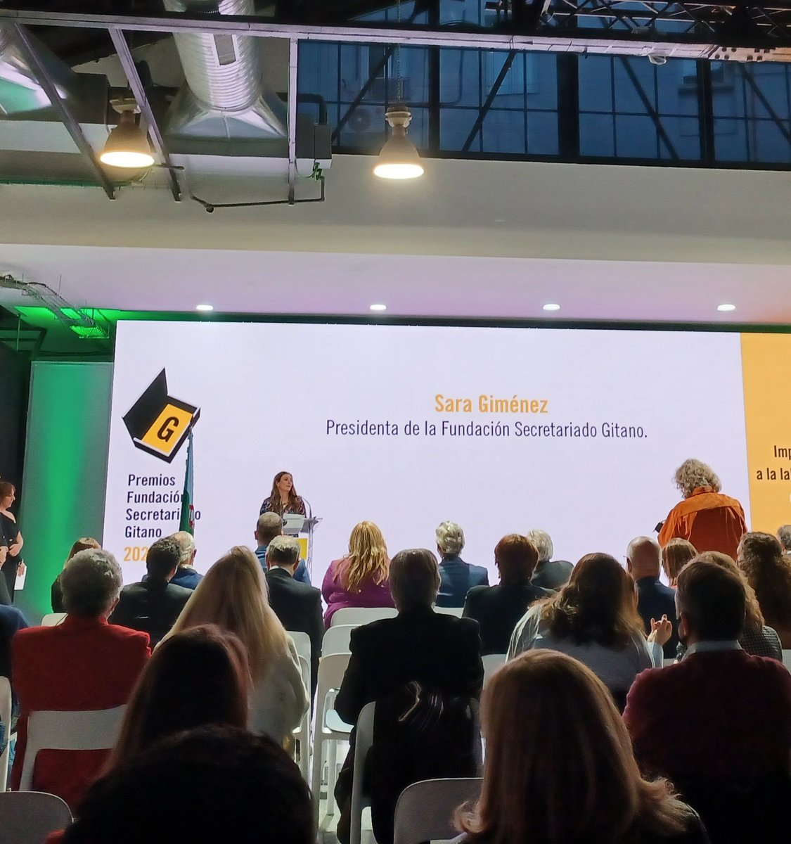 Hoy en la Gala de #PremiosFSG 2021 de <a href="/gitanos_org/">F.SecretariadoGitano</a> donde se recocen la trayectoria de empresas, personas, instituciones, medios de comunicación entre otros por su defensa y aportación a la mejora de la vida de la población gitana.