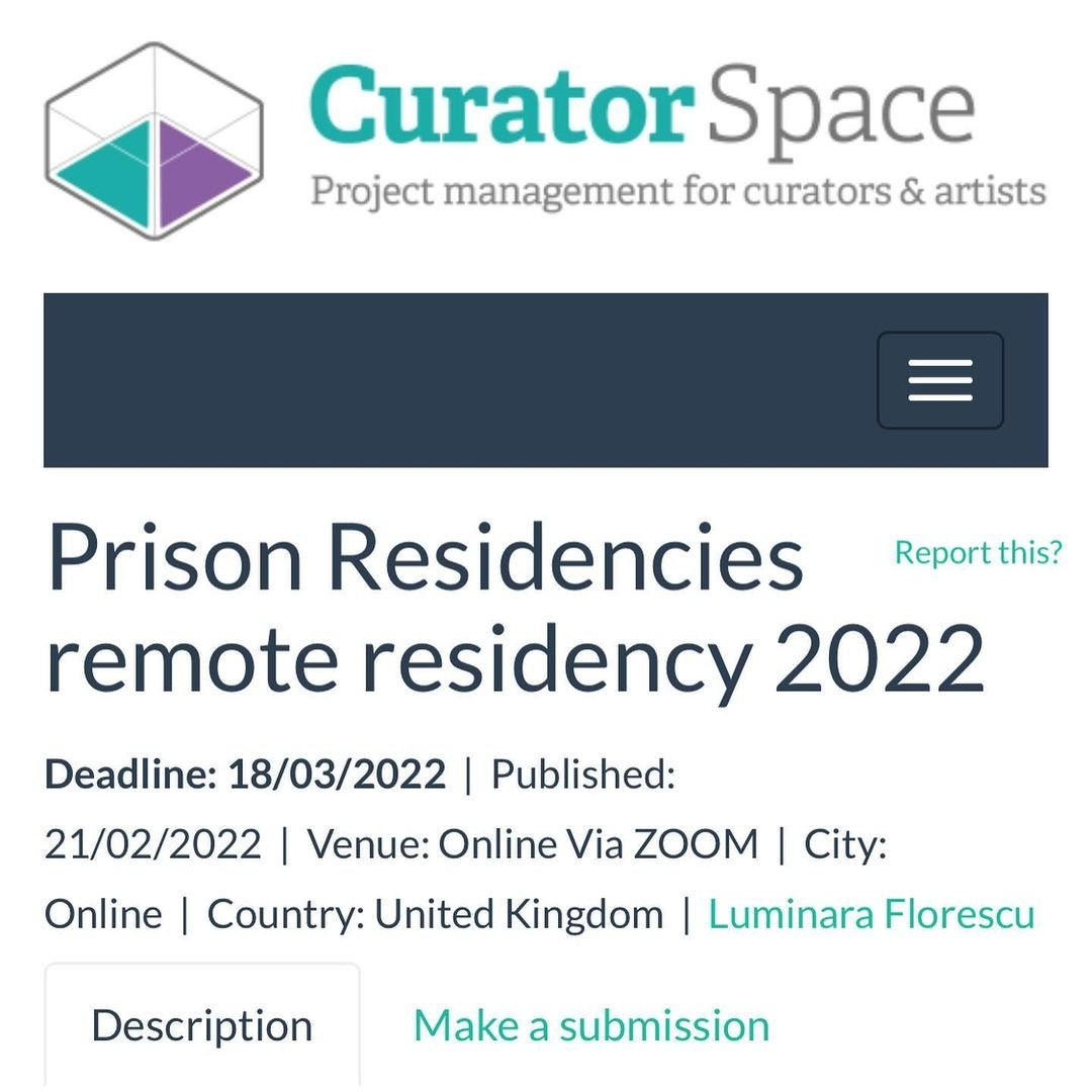PrisonResidency's tweet photo. Open call for our virtial/remote #residency, apply via our website under open call 2022. Over 5 weeks we will have guest speakers, great topics such as victorian women, suffragettes, prison writing and what, where and how you can develop your research once the residency is over. https://t.co/2rmOdHs0pF