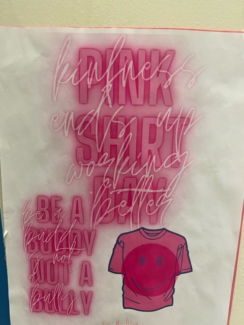 LakeshorePS's tweet photo. It's Pink T-Shirt Day Today! Our school is a buzz with conversations about kindness, inclusiveness and ideas on how to be an upstander. @pinkshirtday #LiftEachOtherUp https://t.co/K2cf3HEwiN