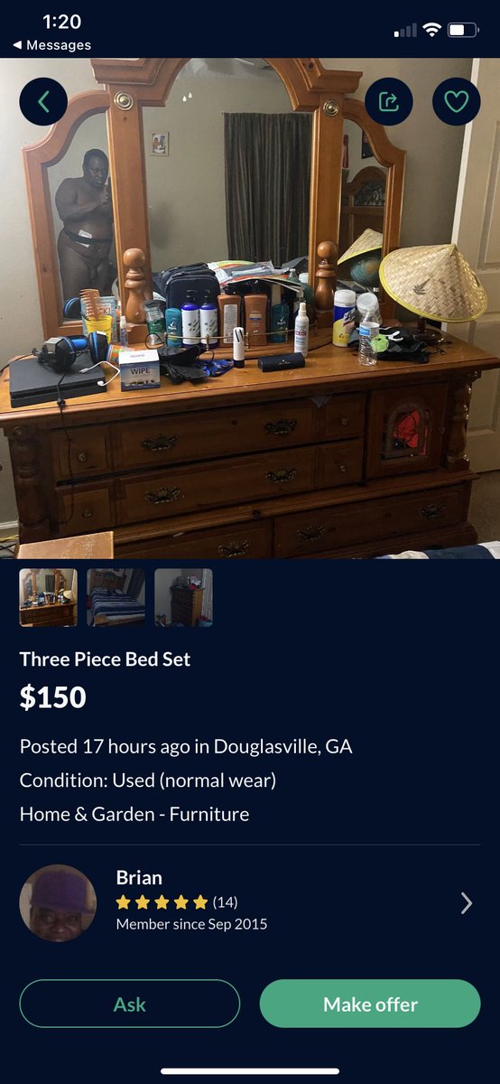 irisabilene's tweet photo. Y’all wtf😂I’m on offer up and i came across this LMFAO https://t.co/57dXgepDsw