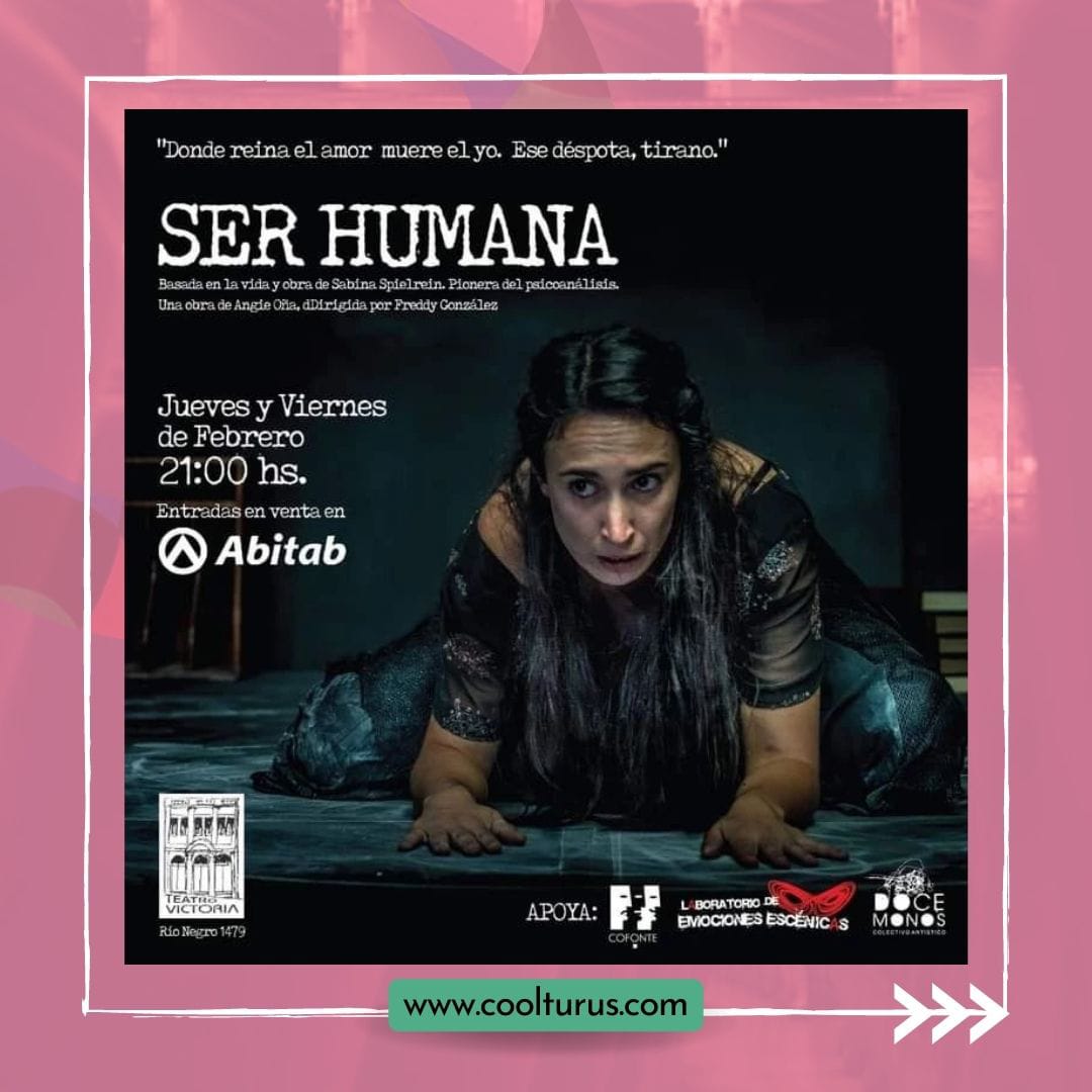 Coolturus_UY's tweet photo. Quedan 2 funciones de la obra de #Teatro "Ser humana" de @Angie_Onia y dirigida por Freddy González en el #TeatroVictoria de #Montevidel te lo vas a perder? https://t.co/fAnpHczkh4