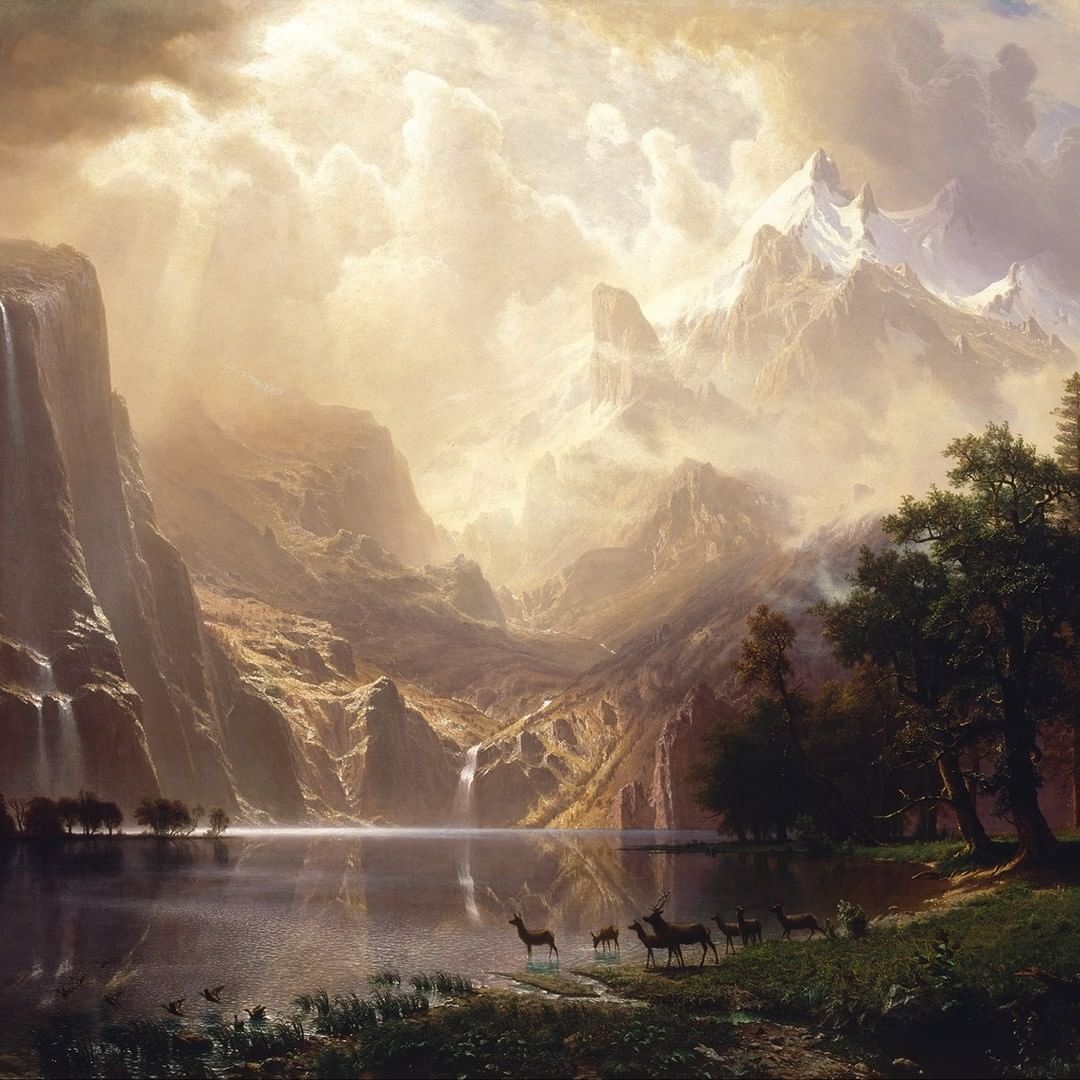 DaQualche's tweet photo. Albert Bierstadt (1830-1902)
1. A Storm in the Rocky Mountains, Mt. Rosalie
2. Among the Sierra Nevada Mountains
3. Puget Sound on the Pacific Coast
4. The Rocky Mountains, Lander's Peak
#rockymountains #landscapes #mountains #nature #sky #clouds #art #paintings #19thcenturyart https://t.co/uNHxAoHHkP