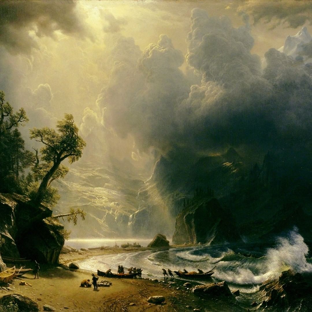 DaQualche's tweet photo. Albert Bierstadt (1830-1902)
1. A Storm in the Rocky Mountains, Mt. Rosalie
2. Among the Sierra Nevada Mountains
3. Puget Sound on the Pacific Coast
4. The Rocky Mountains, Lander's Peak
#rockymountains #landscapes #mountains #nature #sky #clouds #art #paintings #19thcenturyart https://t.co/uNHxAoHHkP