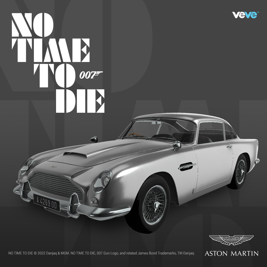 VeVe | Digital Collectibles (@veve_official) on Twitter photo James Bondโs iconic @AstonMartin DB5 comes to VeVe with TWO ultra-premium drops on Sat, 26 Feb!
8 AM PT: static Ultra Rare
12 PM PT: TWO interactive Secret Rares (Blind Box)
<a href="/007/">James Bond</a> #NoTimeToDie James Bondโs iconic @AstonMartin DB5 comes to VeVe with TWO ultra-premium drops on Sat, 26 Feb!
8 AM PT: static Ultra Rare
12 PM PT: TWO interactive Secret Rares (Blind Box)
<a href="/007/">James Bond</a> #NoTimeToDie