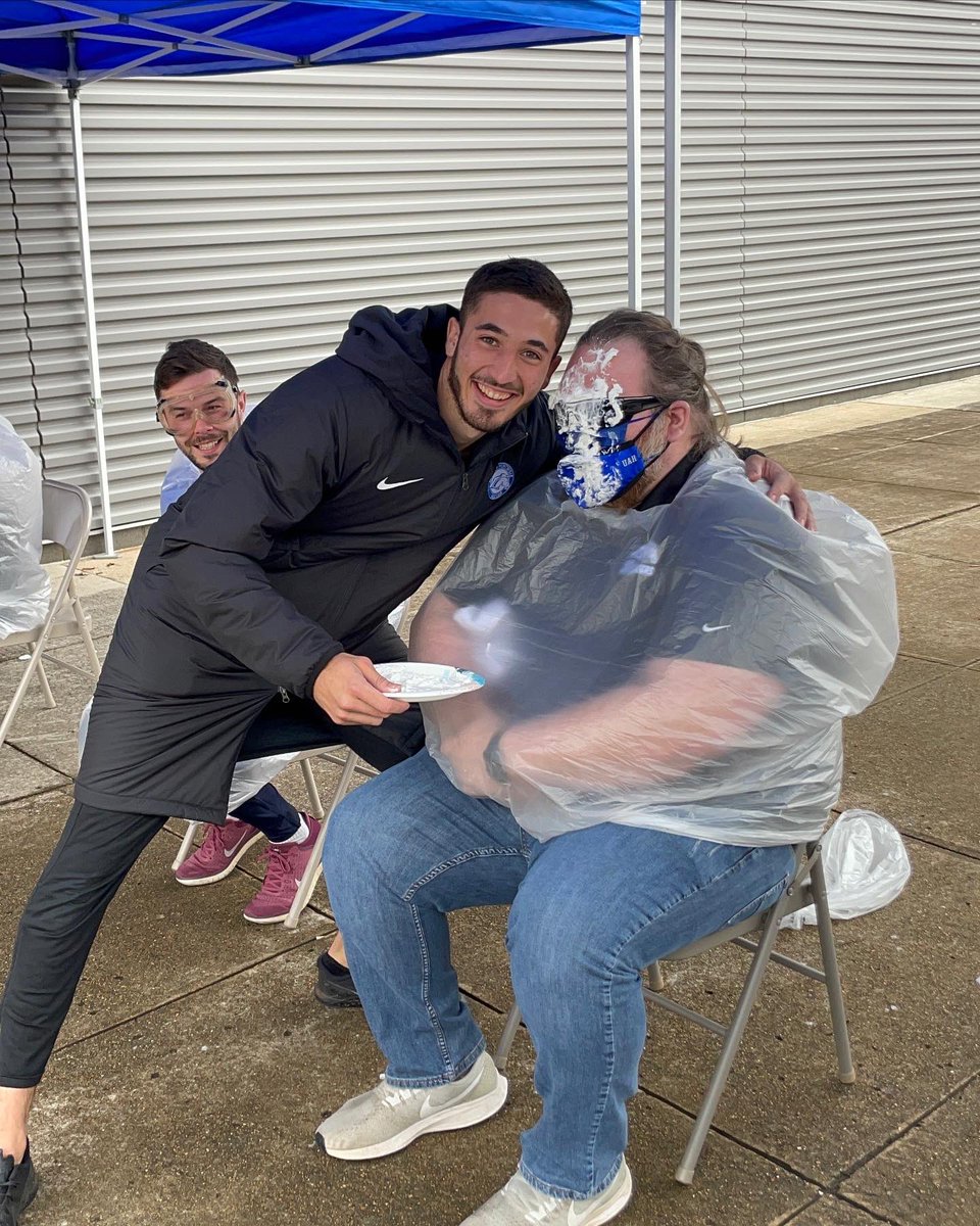 UAH_SADV's tweet photo. Having a great time for a great cause! 

Pie your coach! All proceeds go to the downtown rescue mission🤝 https://t.co/rn9Nd1UuLH