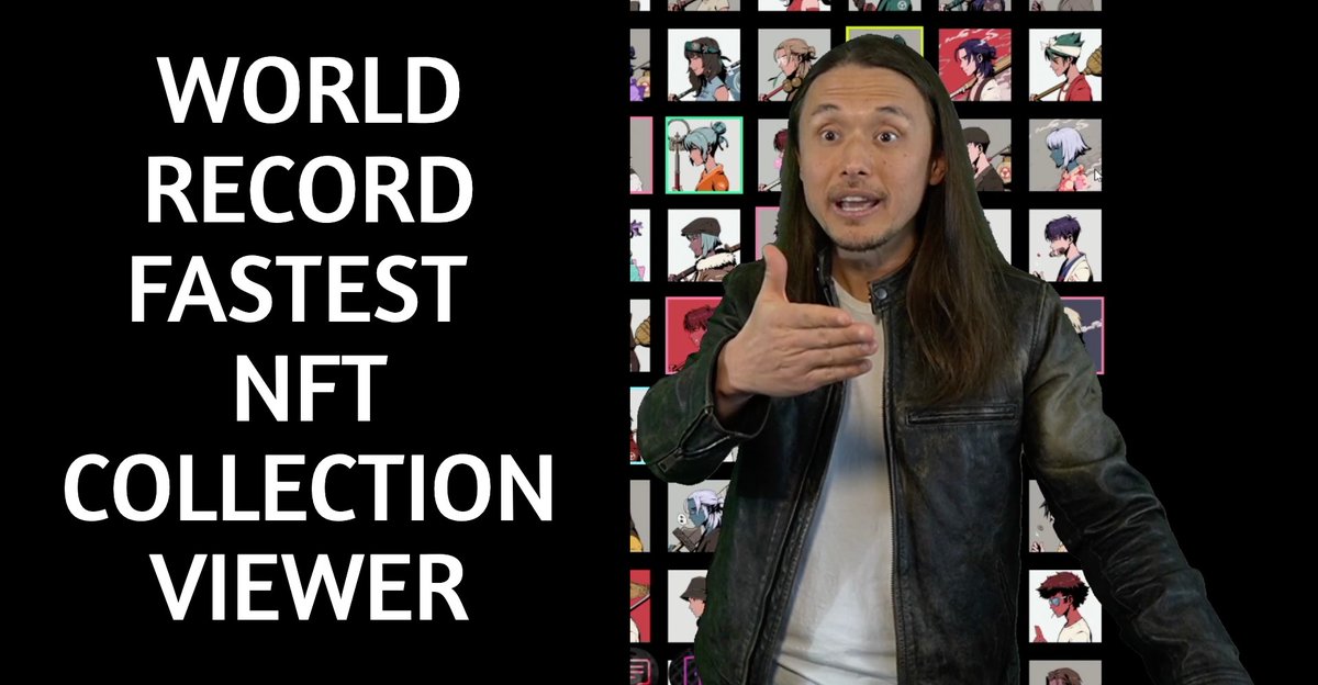 World record holders of the fastest way to view any #OpenSea ETH collection in its entirety!

@misolcz going through the #Azuki collection in minutes

Watch👉 youtube.com/watch?v=sqa4X4…

Try it yourself using Q on the keyboard at hearts.art

#nftcollection #nftcommunity